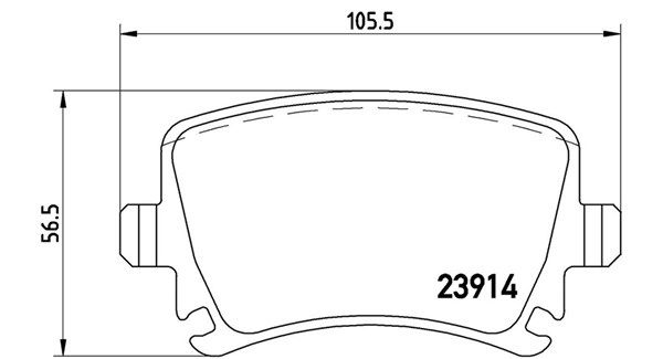 MAGNETI MARELLI Bremžu uzliku kompl., Disku bremzes 363700485073